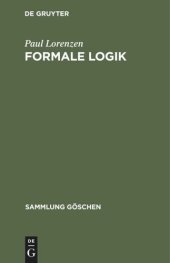 book Formale Logik