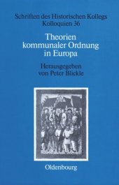 book Theorien kommunaler Ordnung in Europa