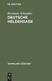 book Deutsche Heldensage