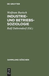 book Industrie- und Betriebssoziologie