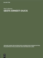 book Gesta Ernesti ducis