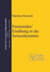 book Parmenides’ Einübung in die Seinserkenntnis