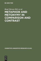 book Metaphor and Metonymy in Comparison and  Contrast