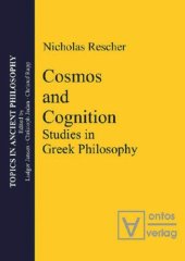 book Cosmos and Logos: Studies in Greek Philosophy