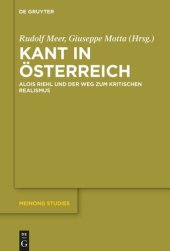 book Kant in Österreich: Alois Riehl und der Weg zum kritischen Realismus