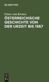 book Österreichische Geschichte von der Urzeit bis 1526