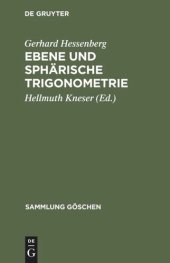 book Ebene und sphärische Trigonometrie