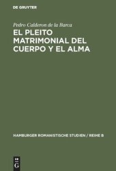 book El pleito matrimonial del cuerpo y el alma