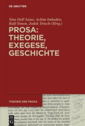 book Prosa: Theorie, Exegese, Geschichte