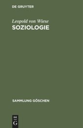 book Soziologie: Geschichte und Hauptprobleme