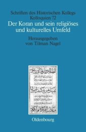 book Der Koran und sein religiöses und kulturelles Umfeld