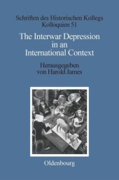 book The Interwar Depression in an International Context