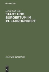 book Stadt und Bürgertum im 19. Jahrhundert