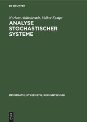 book Analyse stochastischer Systeme