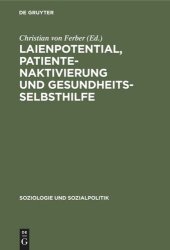 book Laienpotential, Patientenaktivierung und Gesundheitsselbsthilfe