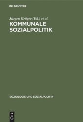 book Kommunale Sozialpolitik