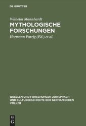 book Mythologische Forschungen