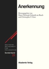 book Anerkennung