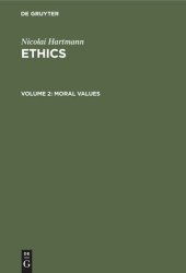 book Ethics: Volume 2 Moral Values