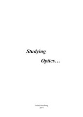 book Studying Optics : (Изучая оптику :)