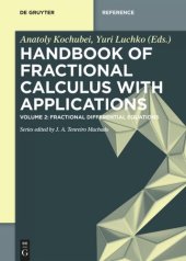 book Handbook of Fractional Calculus with Applications: Volume 2 Fractional Differential Equations