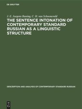 book The sentence intonation of contemporary standard Russian as a linguistic structure