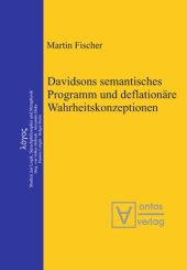 book Davidsons semantisches Programm und deflationäre Wahrheitskonzeptionen