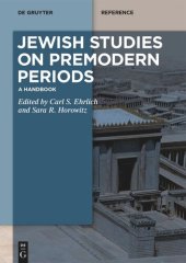 book Jewish Studies on Premodern Periods: A Handbook