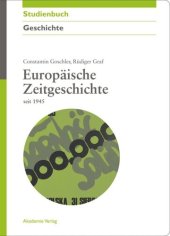 book Europäische Zeitgeschichte seit 1945