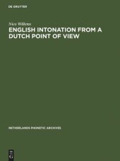 book English Intonation from a Dutch Point of View