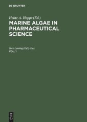 book Marine Algae in Pharmaceutical Science: Vol. 1