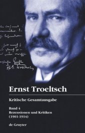 book Kritische Gesamtausgabe. Band 4 Rezensionen und Kritiken: (1901–1914)