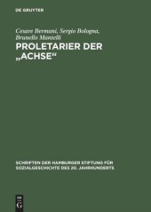 book Proletarier der "Achse": Sozialgeschichte der italienischen Fremdarbeit in NS-Deutschland 1937–1943