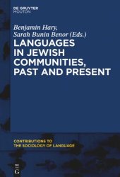 book Languages in Jewish Communities, Past and Present