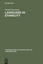 book Language in Ethnicity: A View of Basic Ecological Relations