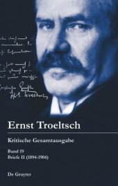 book Kritische Gesamtausgabe: Band 19 Briefe II (1894–1904)