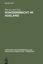 book Konzernrecht im Ausland