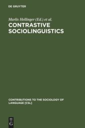 book Contrastive Sociolinguistics