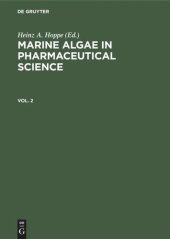 book Marine Algae in Pharmaceutical Science: Vol. 2