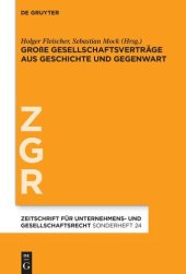 book Große Gesellschaftsverträge aus Geschichte und Gegenwart