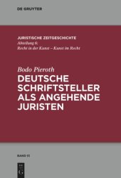 book Deutsche Schriftsteller als angehende Juristen