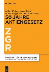 book 50 Jahre Aktiengesetz