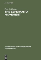 book The Esperanto Movement