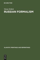 book Russian Formalism: History - Doctrine