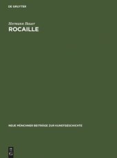 book Rocaille: zur Herkunft und zum Wesen eines Ornament-Motivs