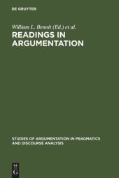 book Readings in Argumentation