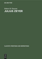 book Julius Zeyer: The Path to Decadence