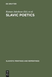 book Slavic Poetics: Essays in Honor of Kiril Taranovsky