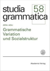 book Grammatische Variation und Sozialstruktur