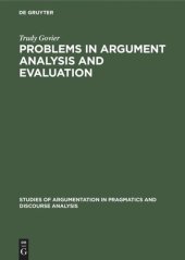 book Problems in Argument Analysis and Evaluation